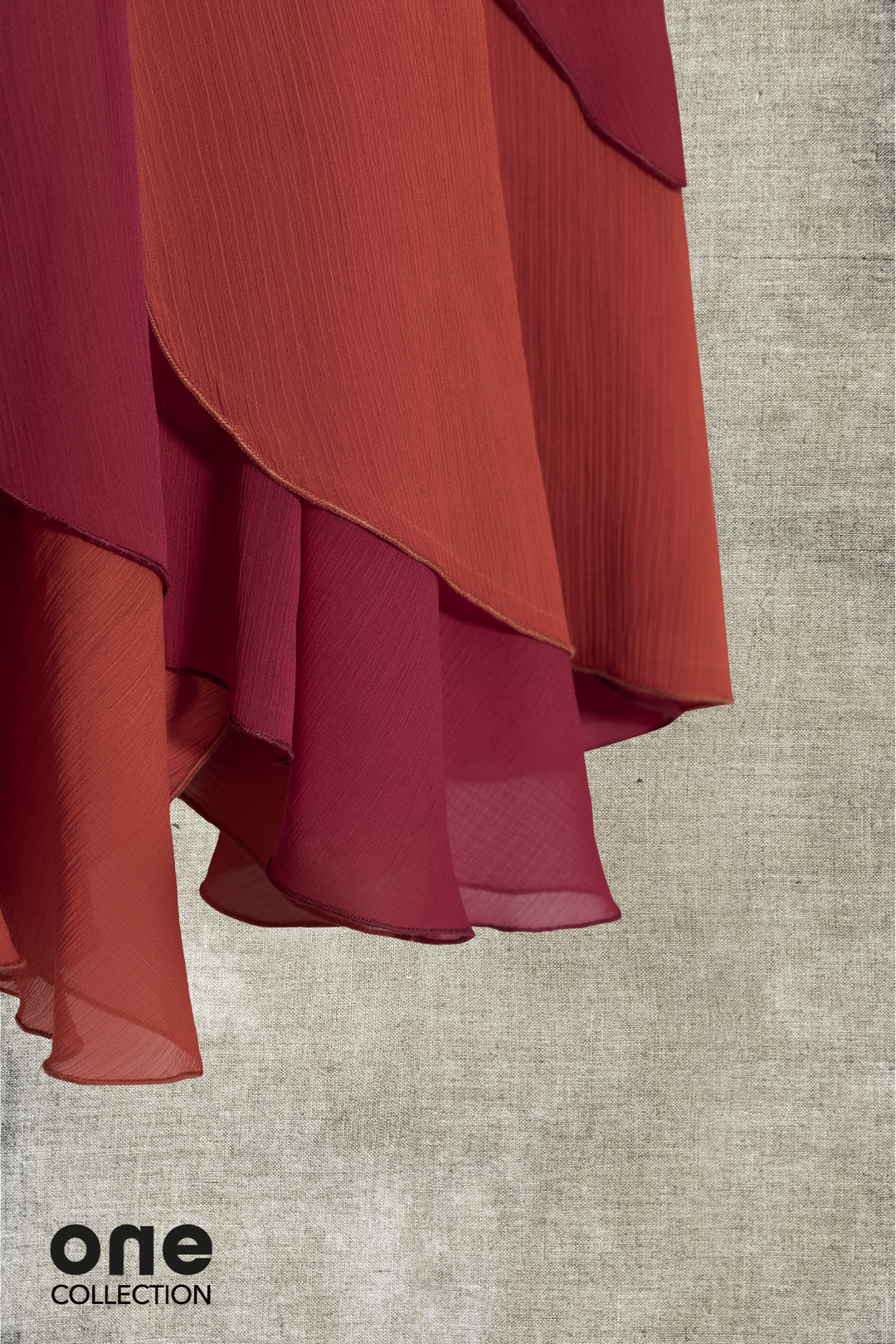 CARLA CONTRAST MIDI SKIRT