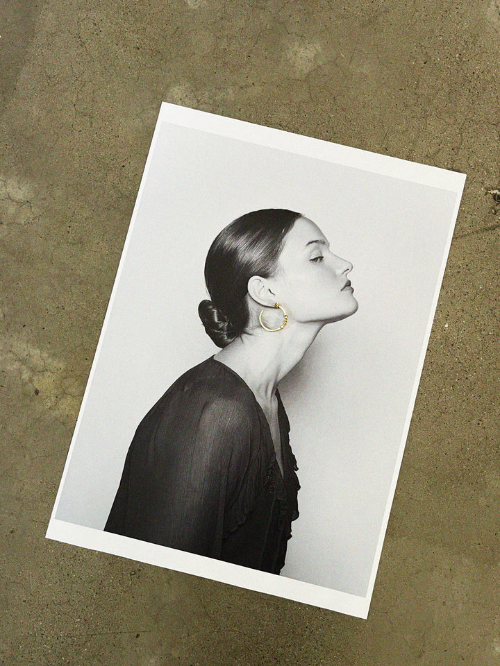 AROS DORADOS PIEDRA MORADA