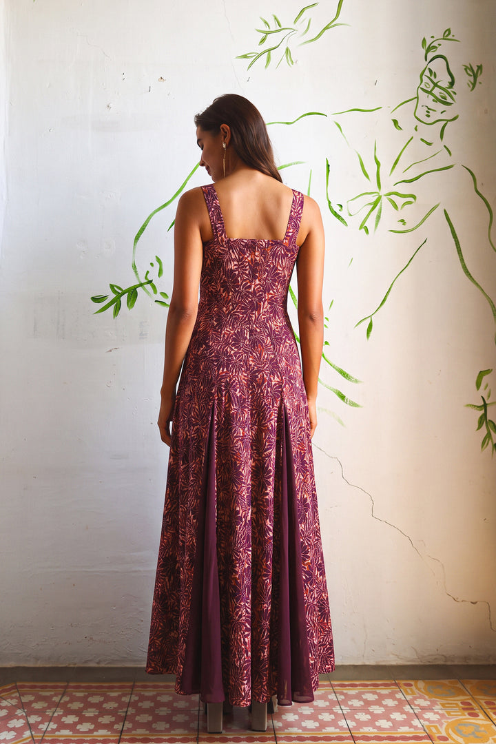 ADELA GODET MIDI DRESS
