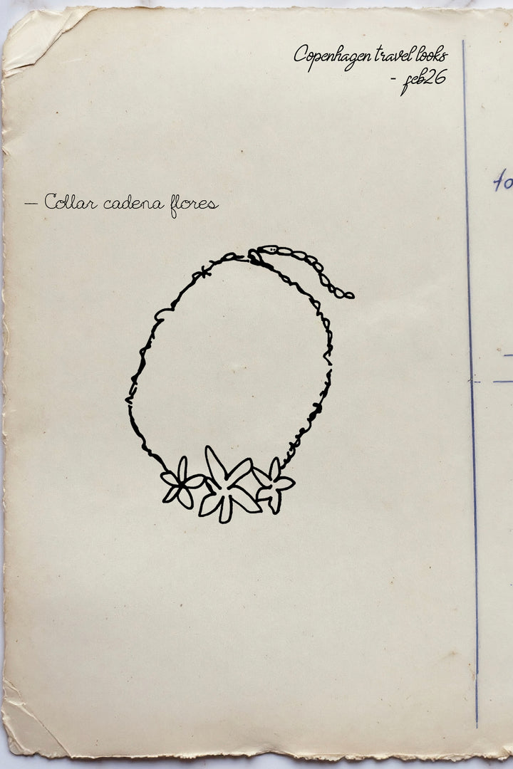 FLOWER CHAIN ​​NECKLACE