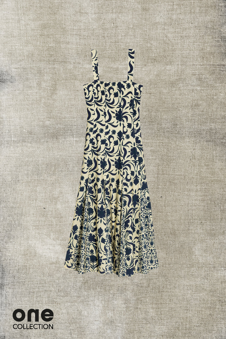 GODETS ROMINA MIDI DRESS