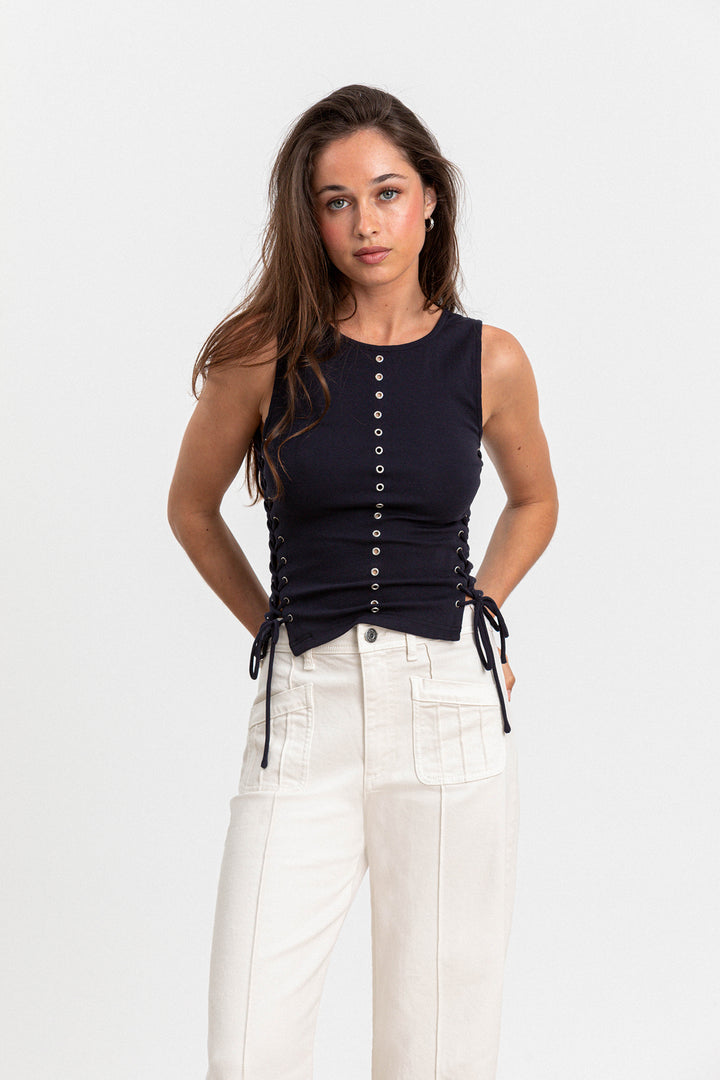 TOP EYELETS LAZOS
