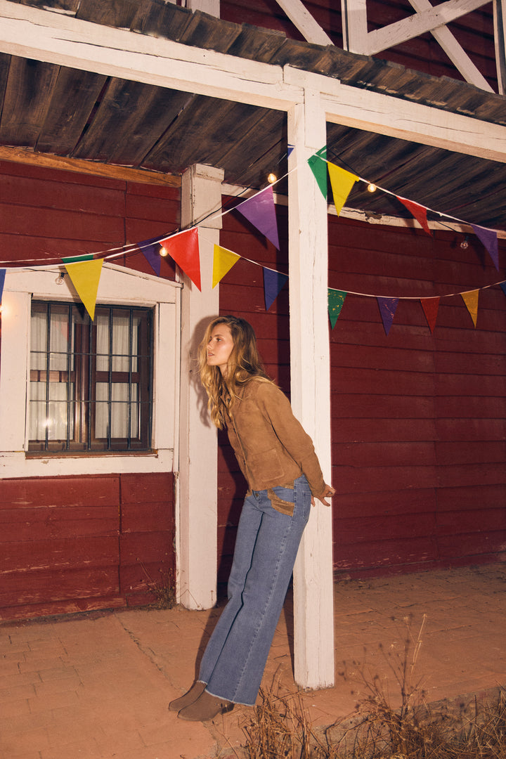 JEANS CONTRASTE PANA TACHAS