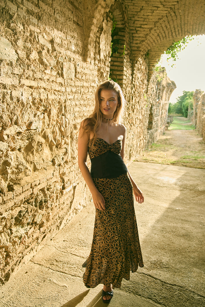 FALDA MIDI GODETS CASILDA