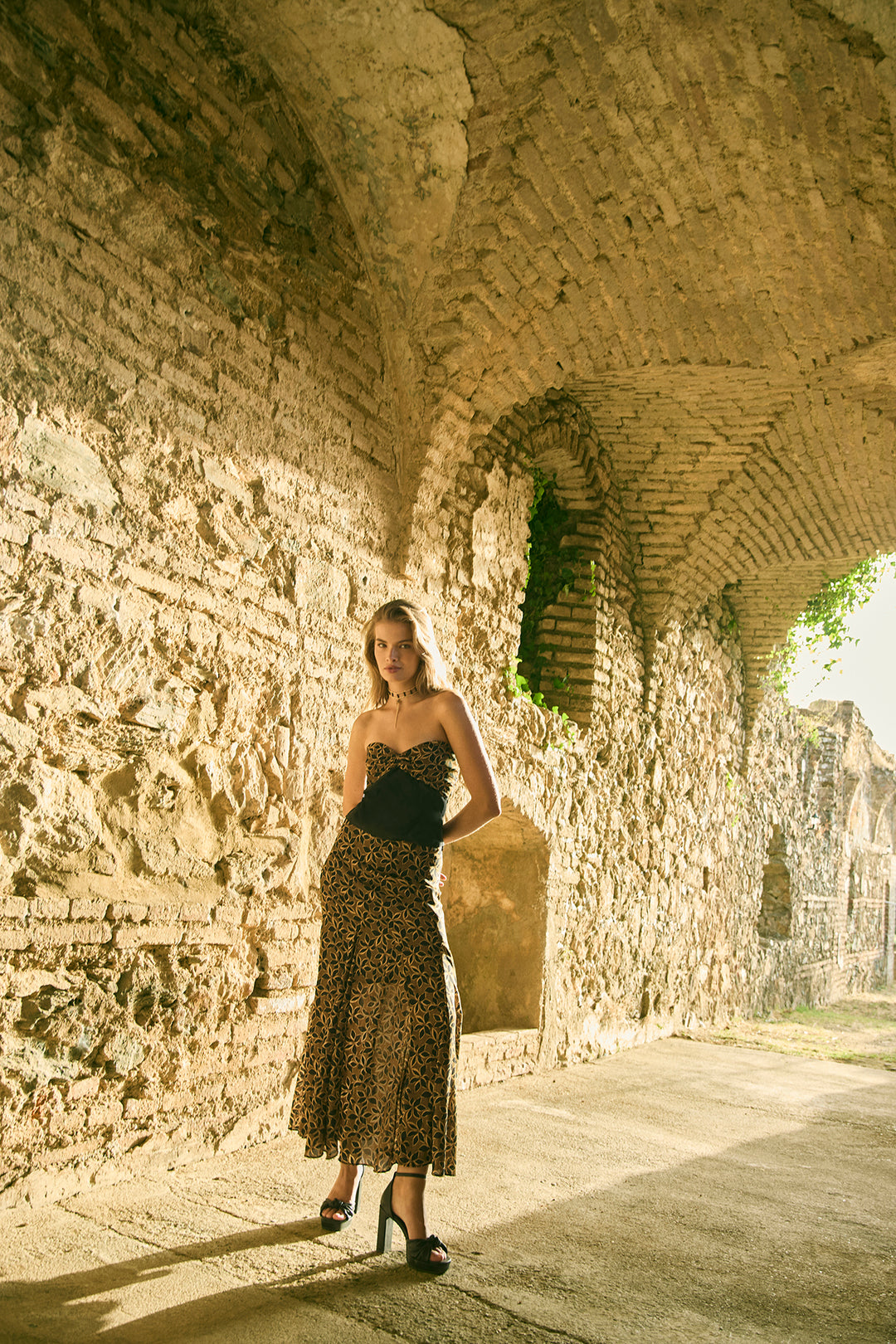 FALDA MIDI GODETS CASILDA