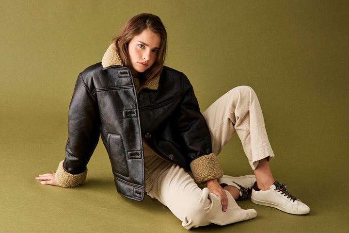 SHEEPSKIN EFFECT JACKET