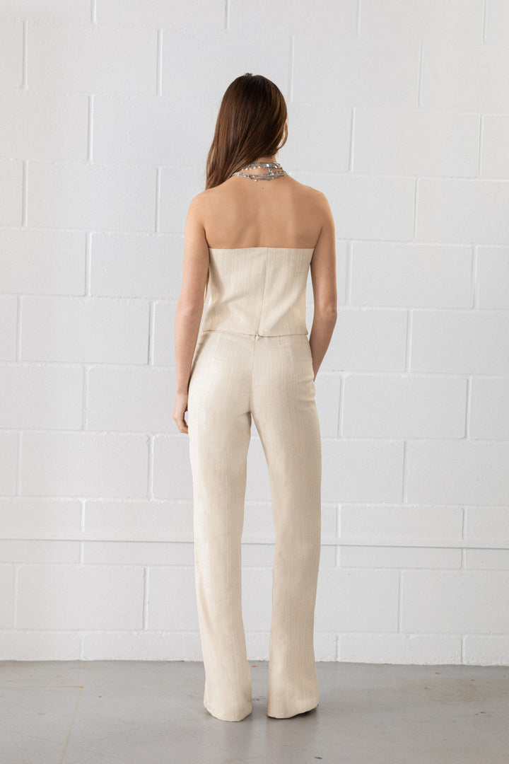 CATALINA LUREX STRIPED TROUSERS