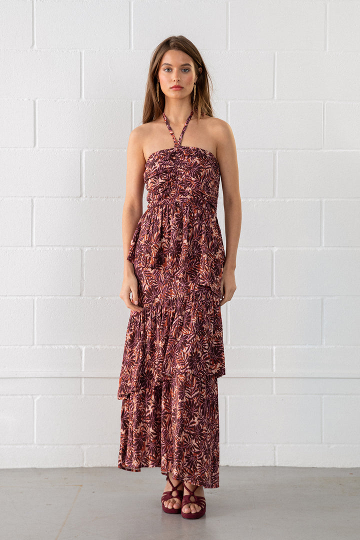 VESTIDO MIDI VOLANTES RENATA