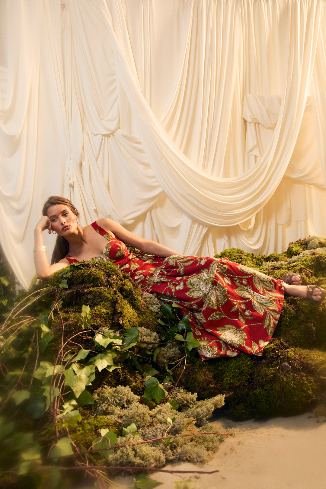 FALDA MIDI FRUNCE CHIARA