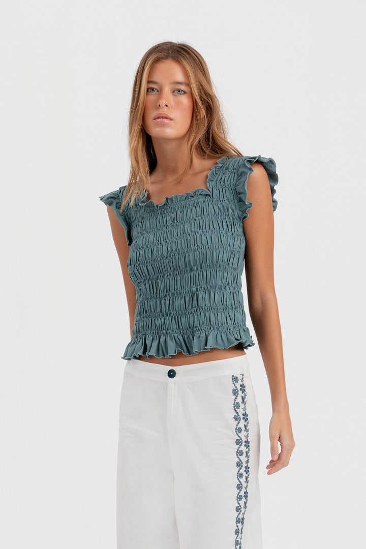 TOP FRUNCE CONTRASTES