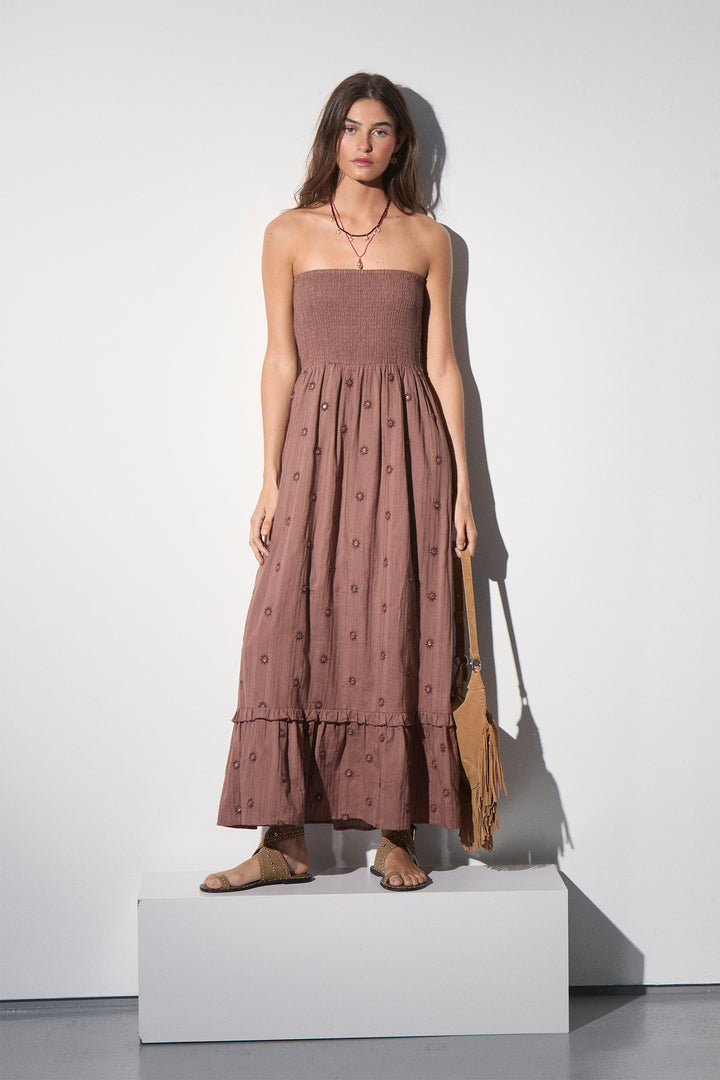 VESTIDO MIDI ESPELHOS