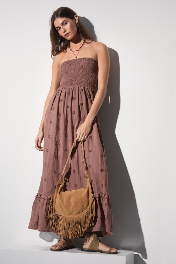 VESTIDO MIDI ESPELHOS