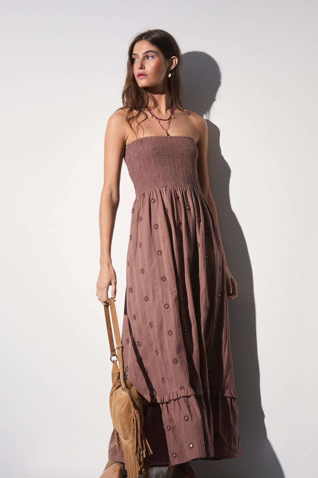 VESTIDO MIDI ESPELHOS