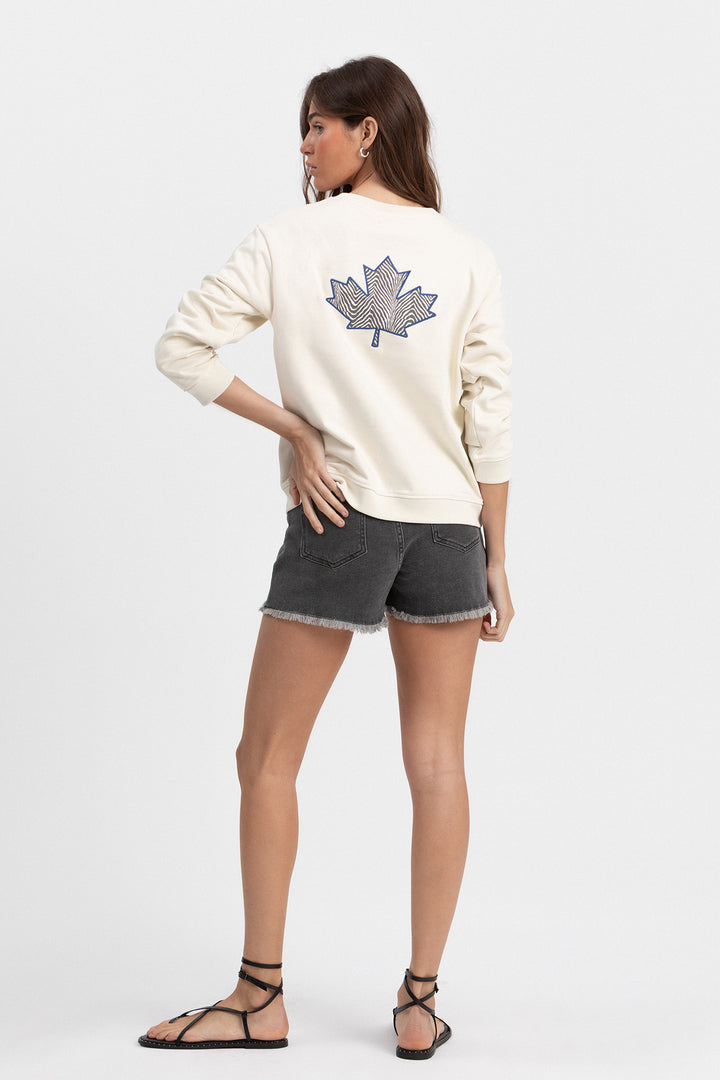 STUDDED YOKE SHORTS