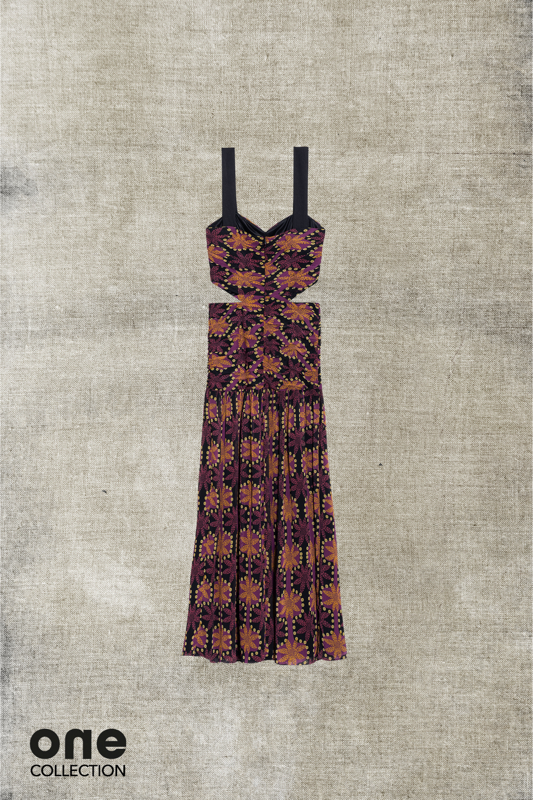 MAURA CUT-OUT MIDI DRESS