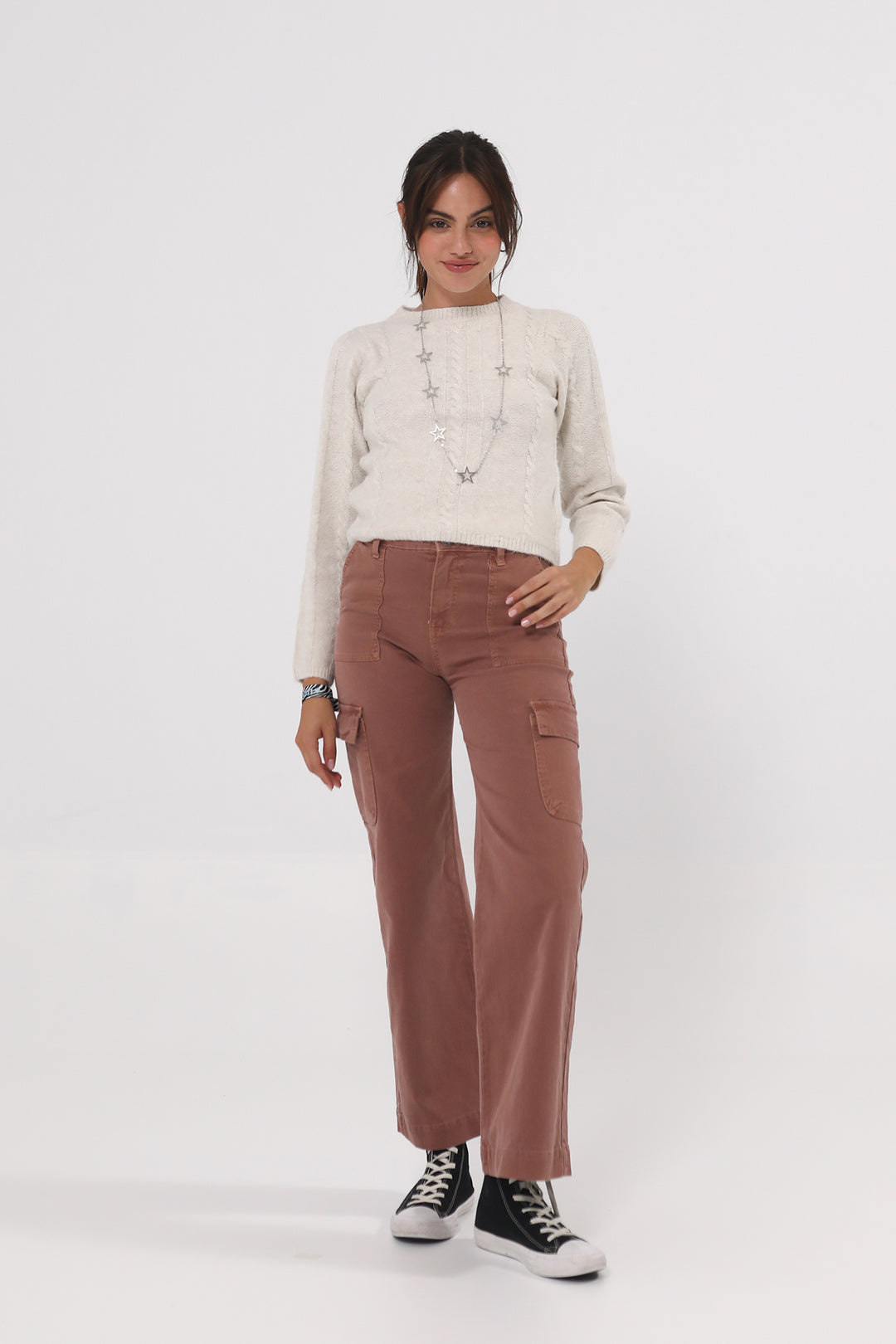 JEANS CULOTTE CARGO