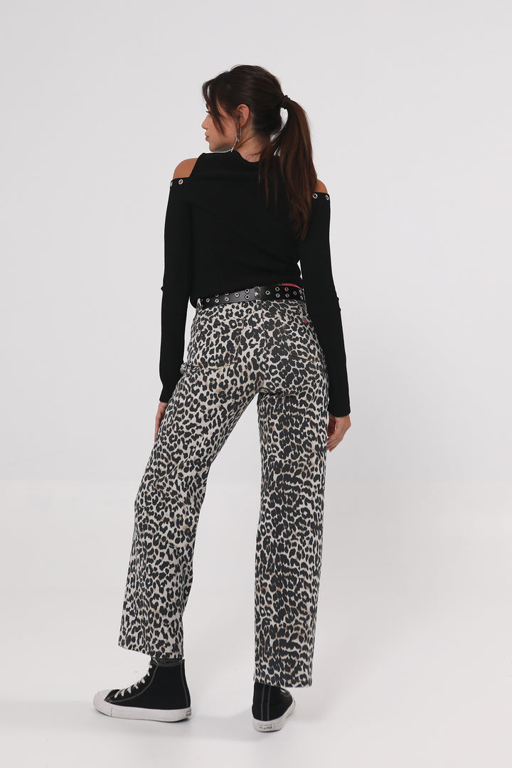 JEANS LEOPARDO