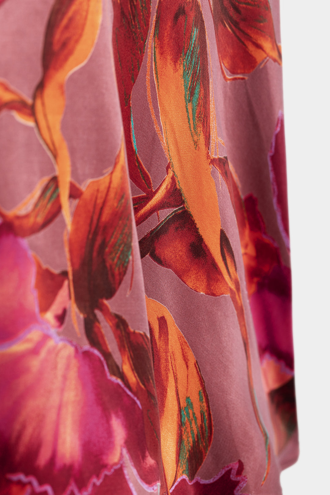 REGINA RUFFLED MIDI SKIRT