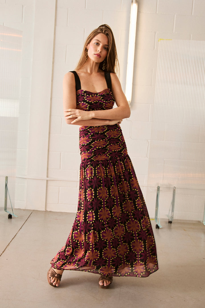 MAURA CUT-OUT MIDI DRESS