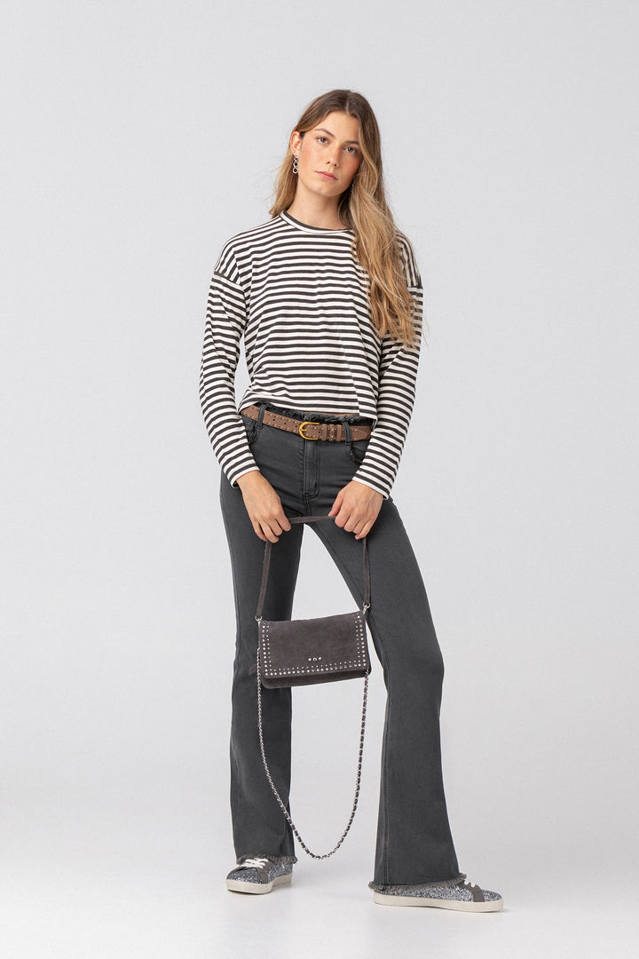 JEANS CAMPANA DESFLECADO DENIM