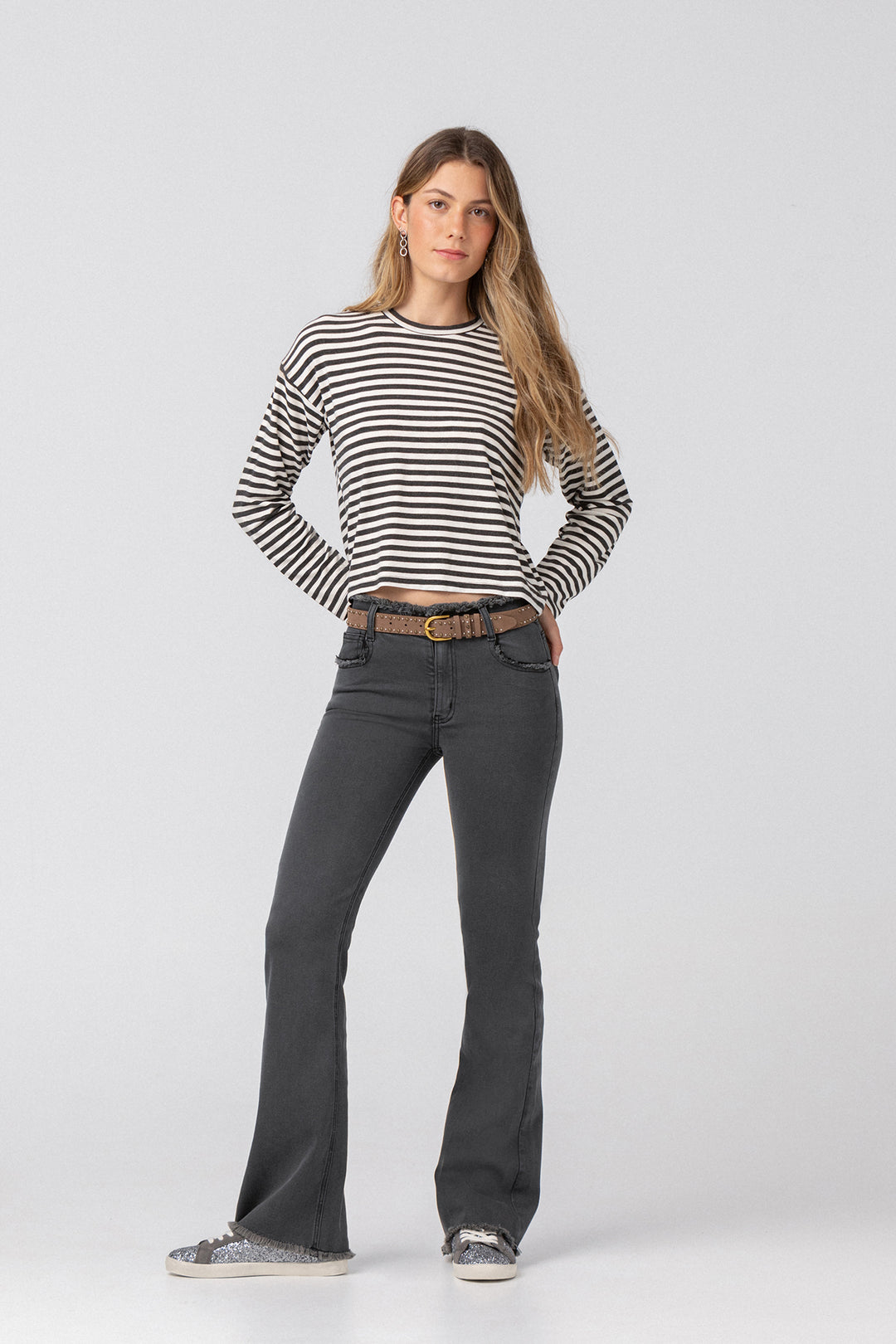 JEANS CAMPANA DESFLECADO DENIM