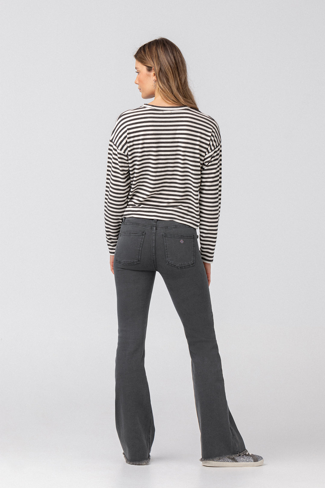 JEANS CAMPANA DESFLECADO DENIM