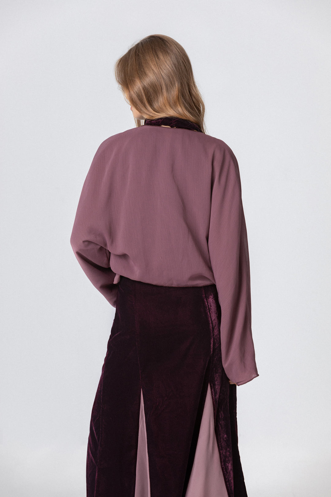 REVERSIBLE CHIFFON BOLERO