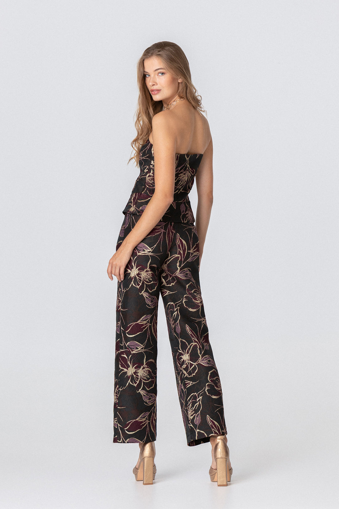 PANTALON RECTO FLORES