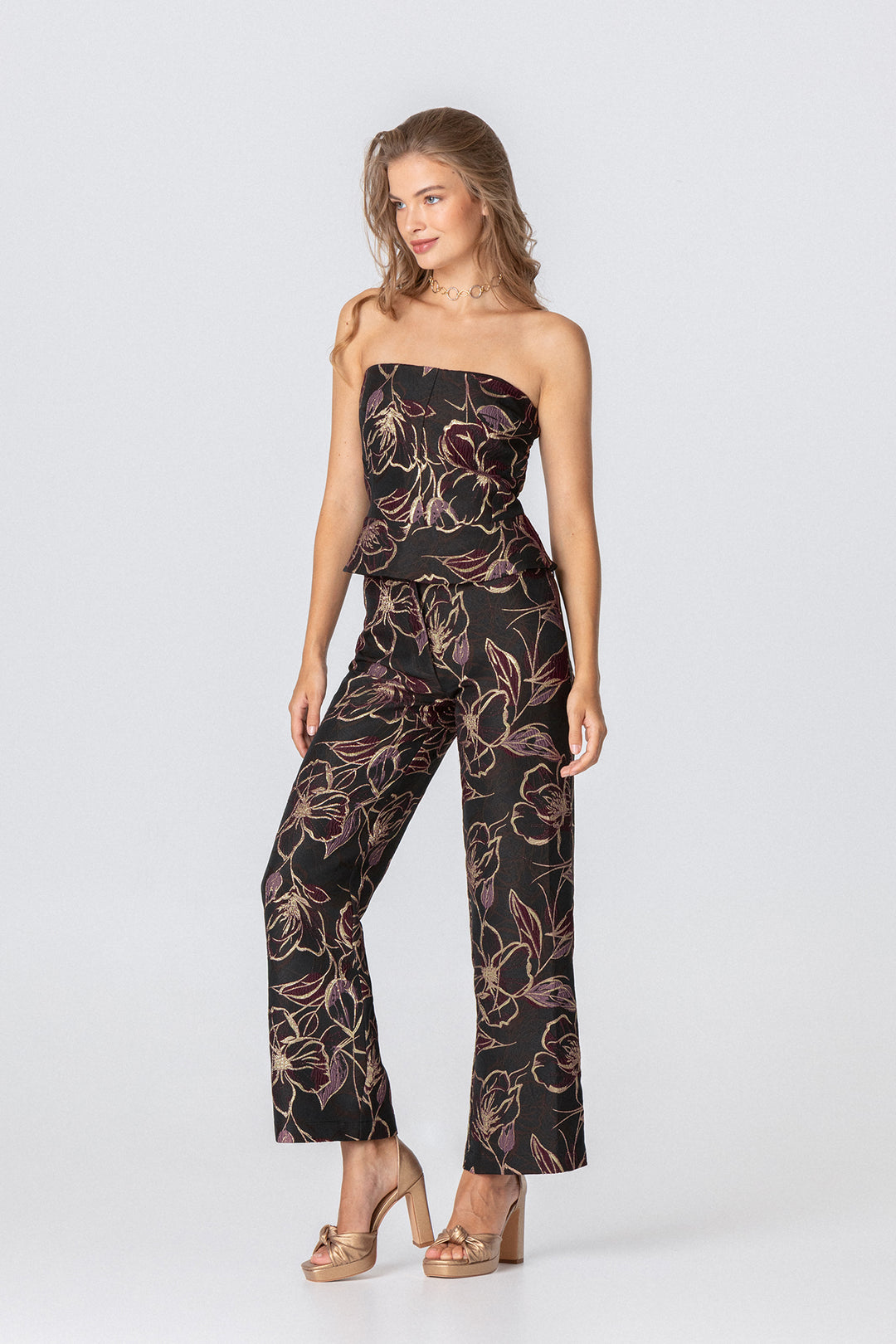 PANTALON RECTO FLORES