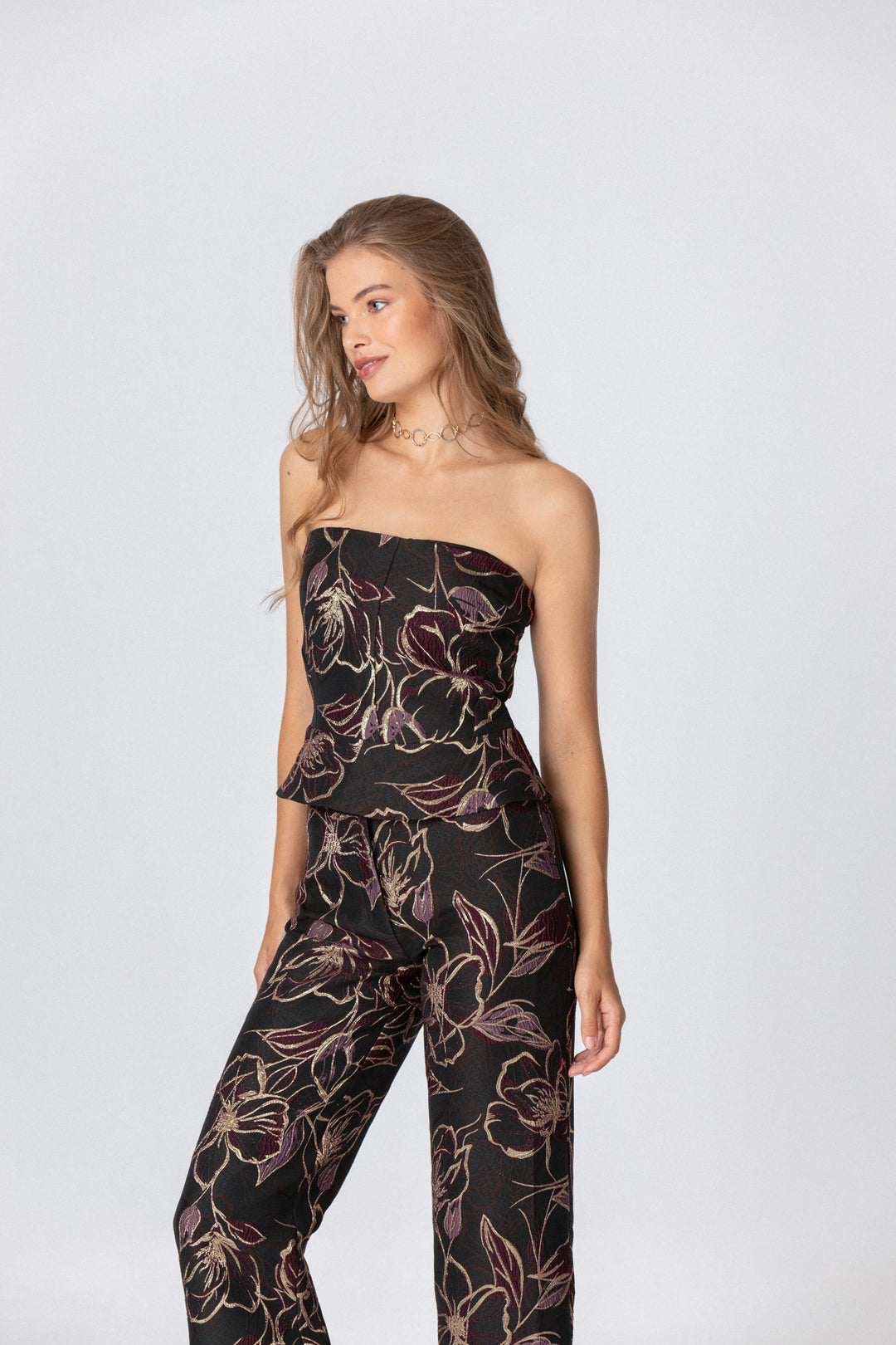 PANTALON RECTO FLORES