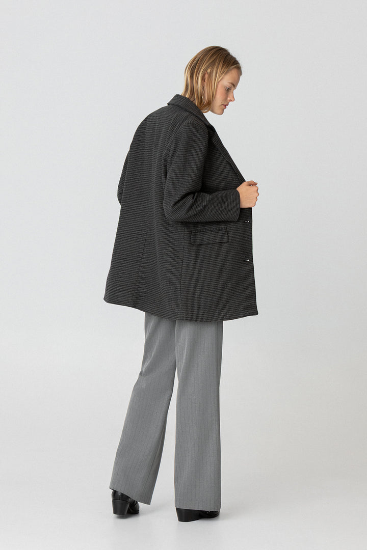 HOUNDSTOOTH COAT