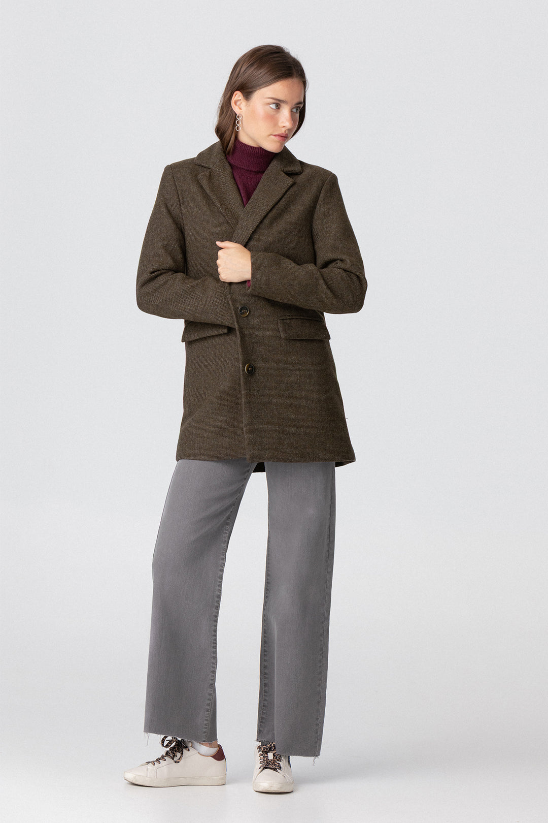 STRAIGHT TAILORED COAT