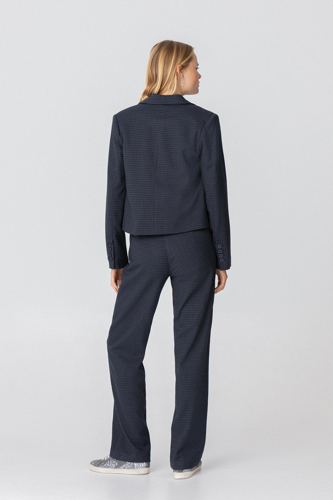 BLAZER CROPPED CUADROS