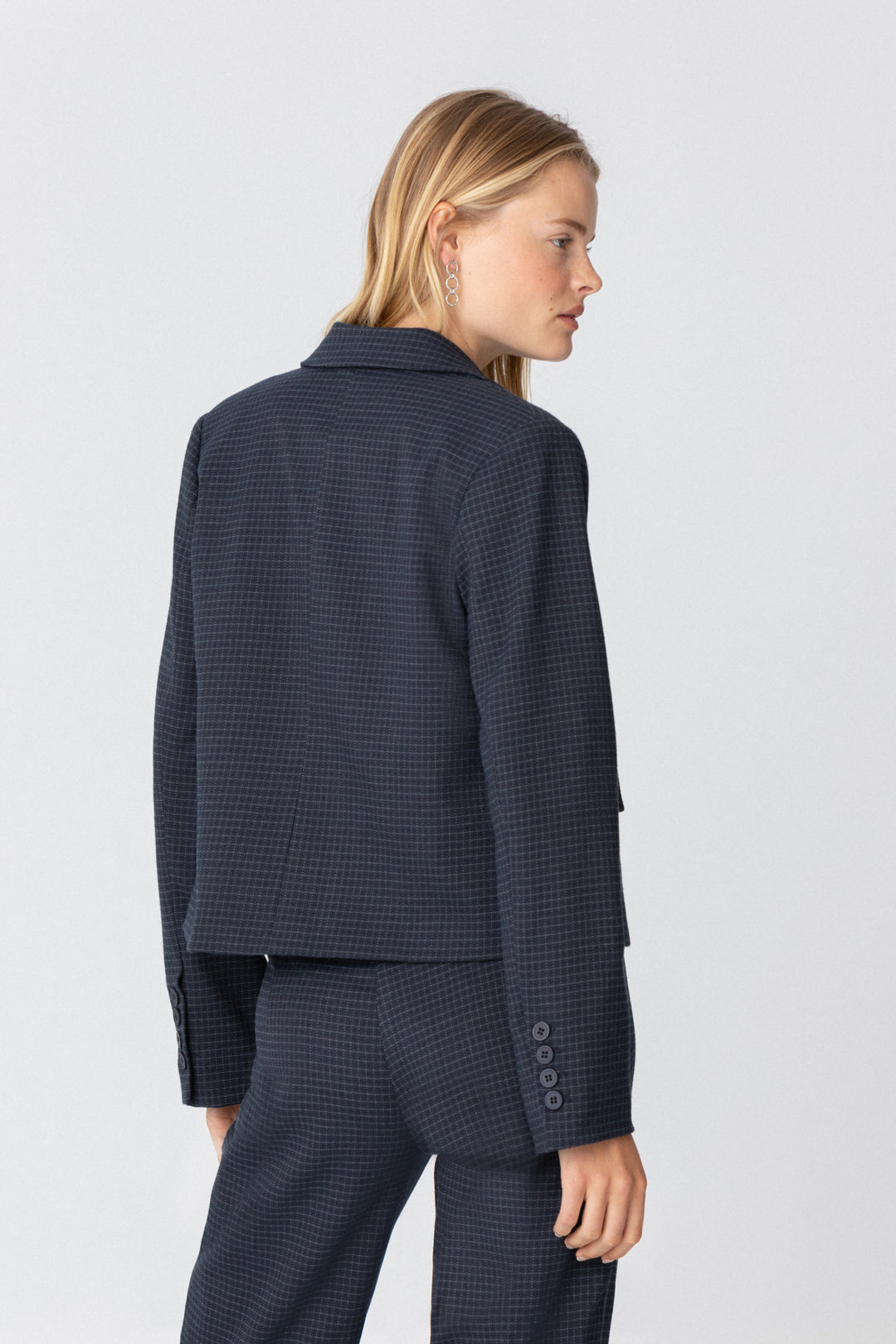 BLAZER CROPPED CUADROS