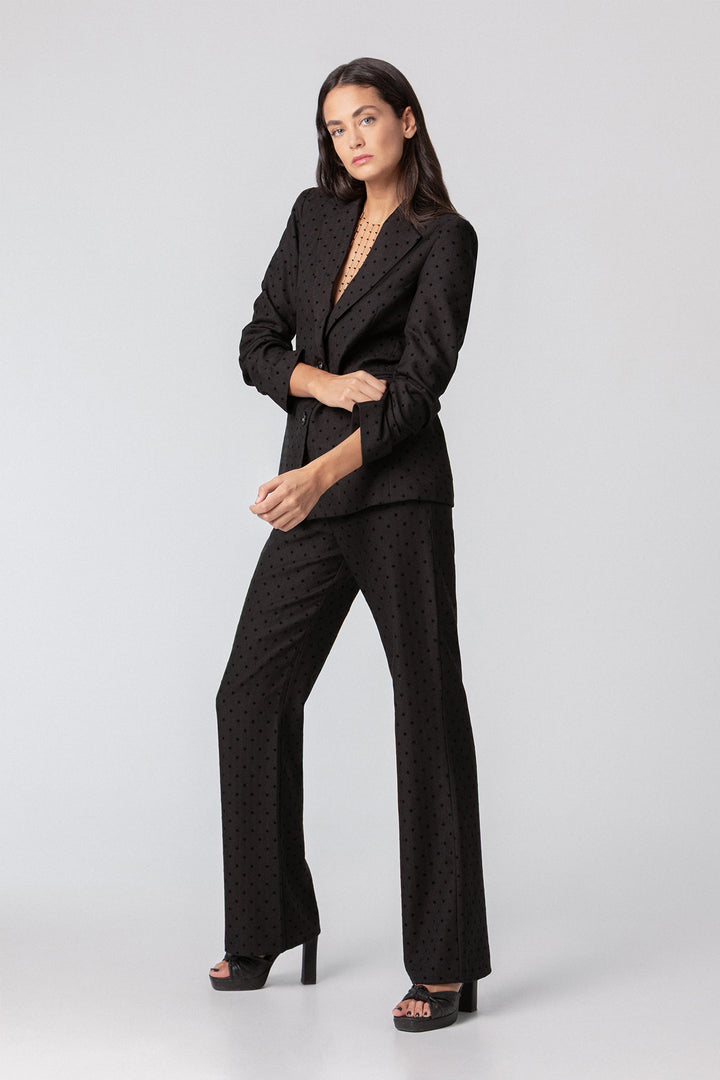 BLAZER ESPIGA PRINT TERCIOPELO