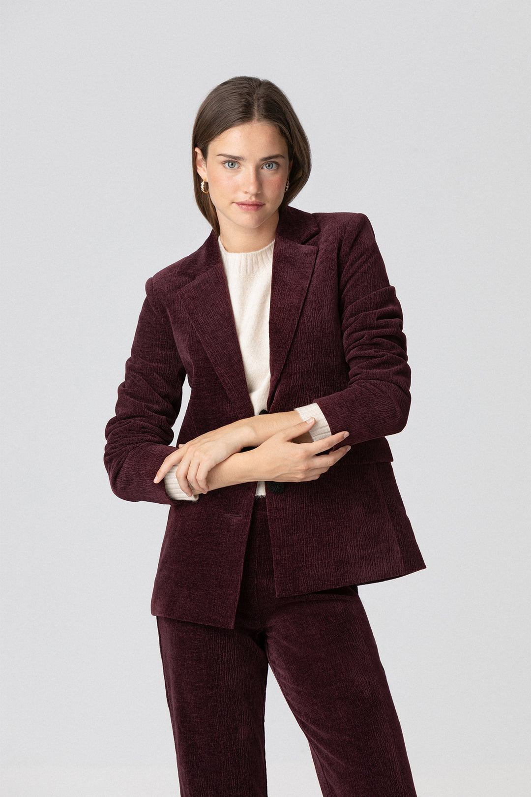 BLAZER TERCIOPELO TEXTURA