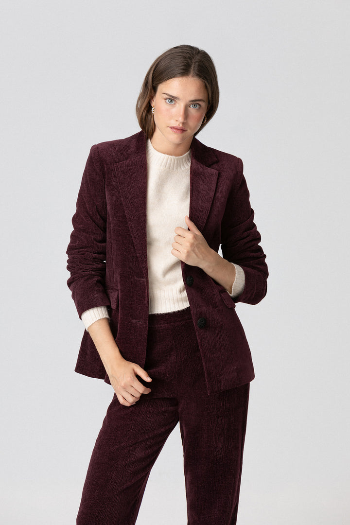 BLAZER TERCIOPELO TEXTURA