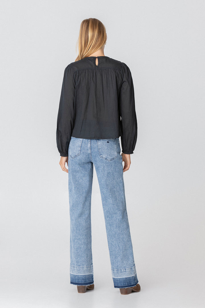 COTTON BLOUSE WITH STUDS