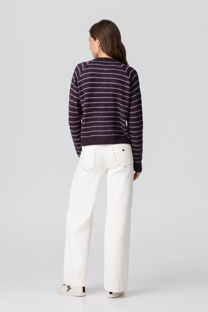 CARDIGAN LISTRADO OVERSIZED