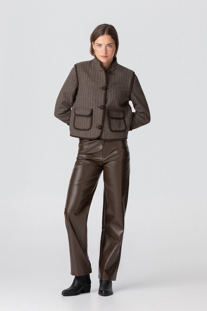 CHAQUETA AUSTRIACA RAYAS ESPIGA