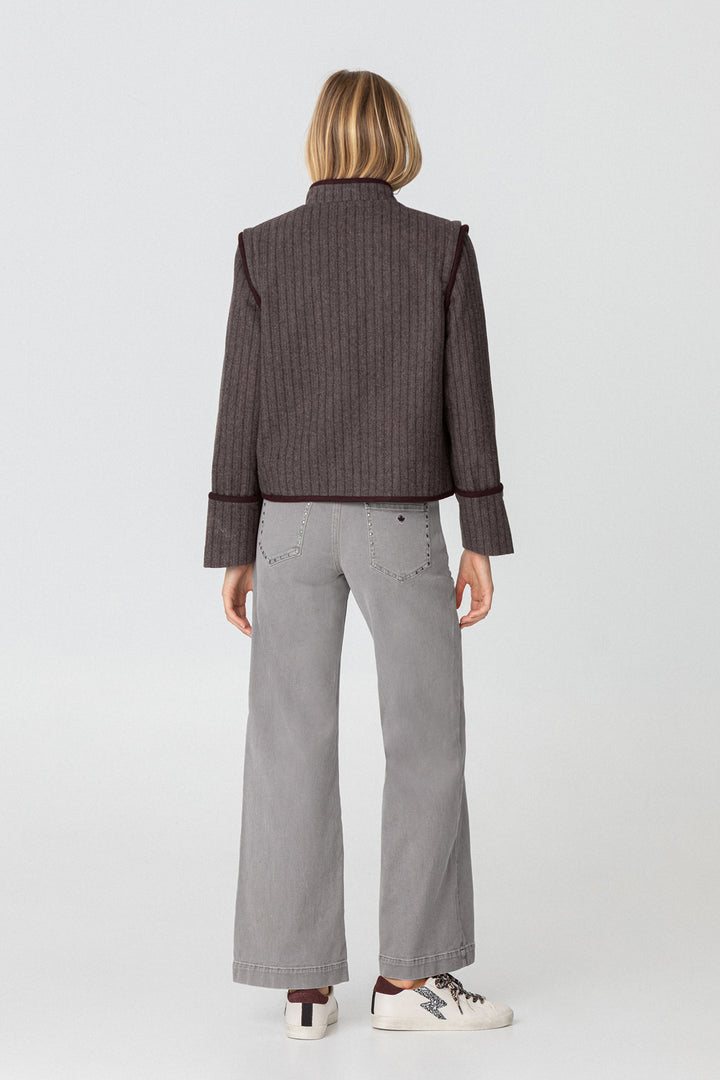 CHAQUETA AUSTRIACA RAYAS ESPIGA