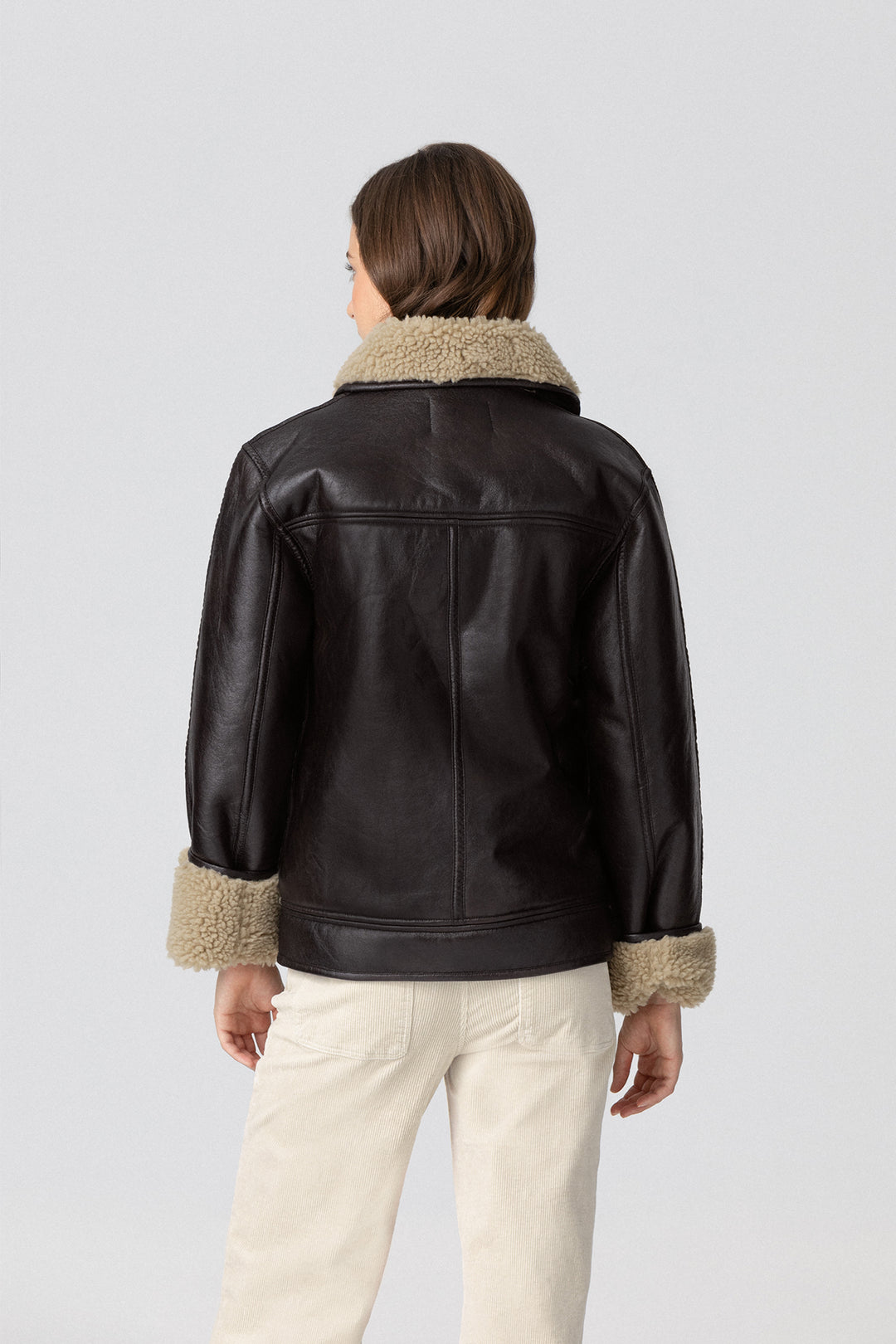 SHEEPSKIN EFFECT JACKET
