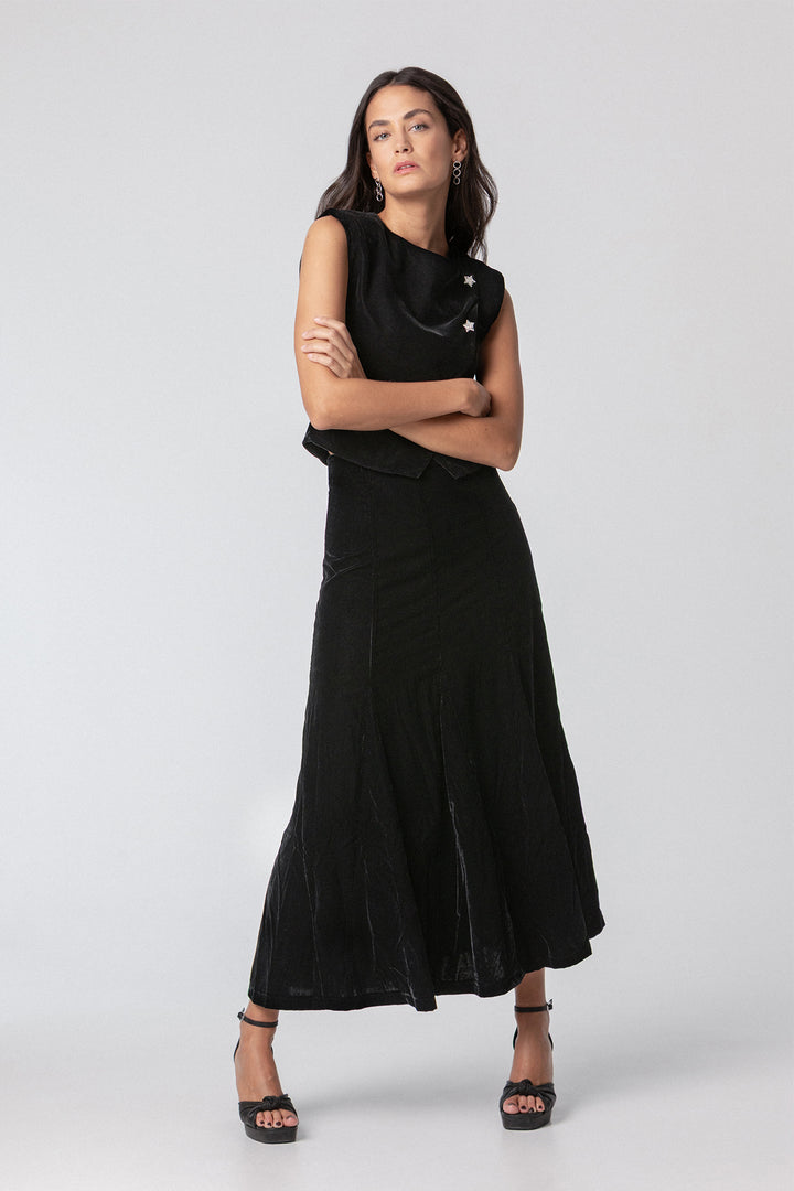 FALDA TERCIOPELO VOLUMEN