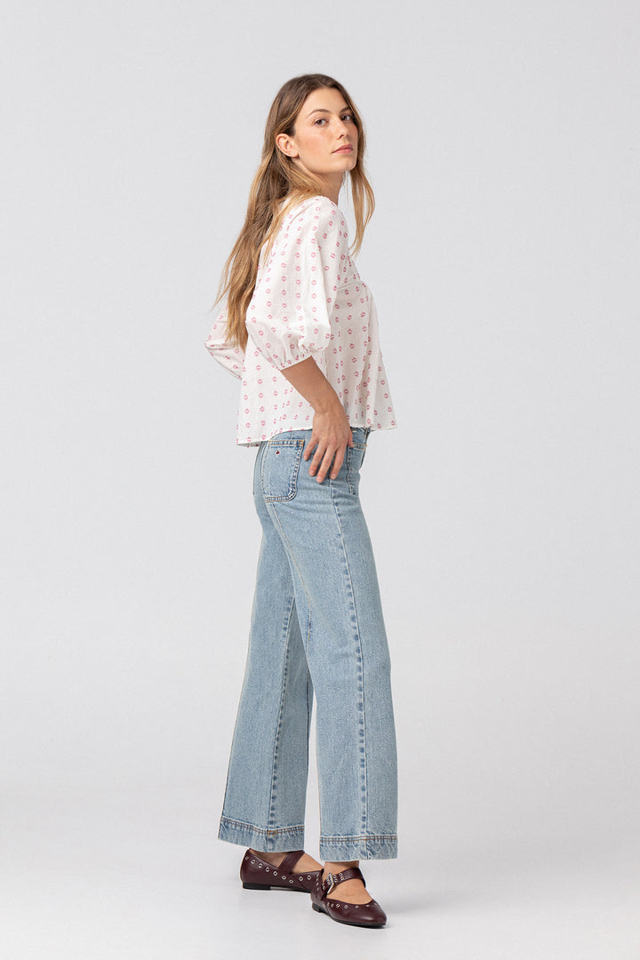 JEANS BASIC COSTURAS DENIM