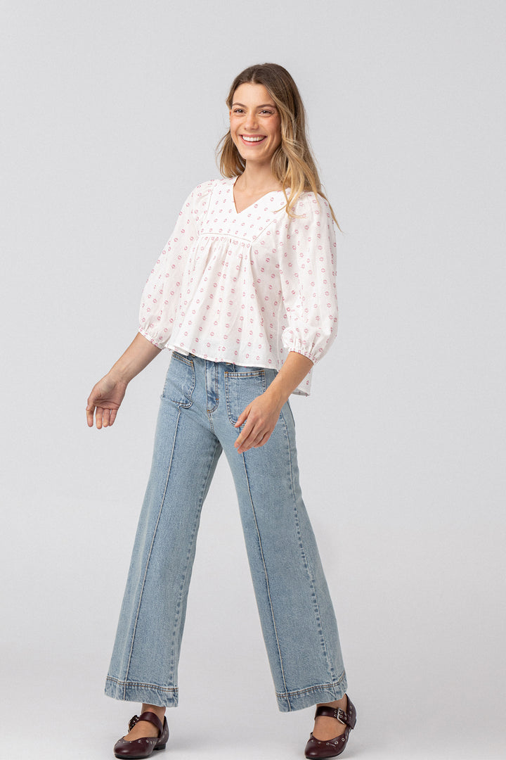 JEANS BASIC COSTURAS DENIM