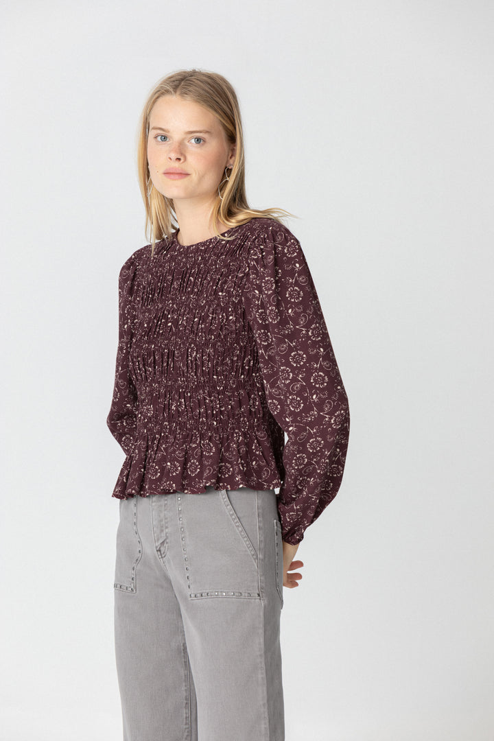 CULOTTE JEANS WITH STUDDED POCKET