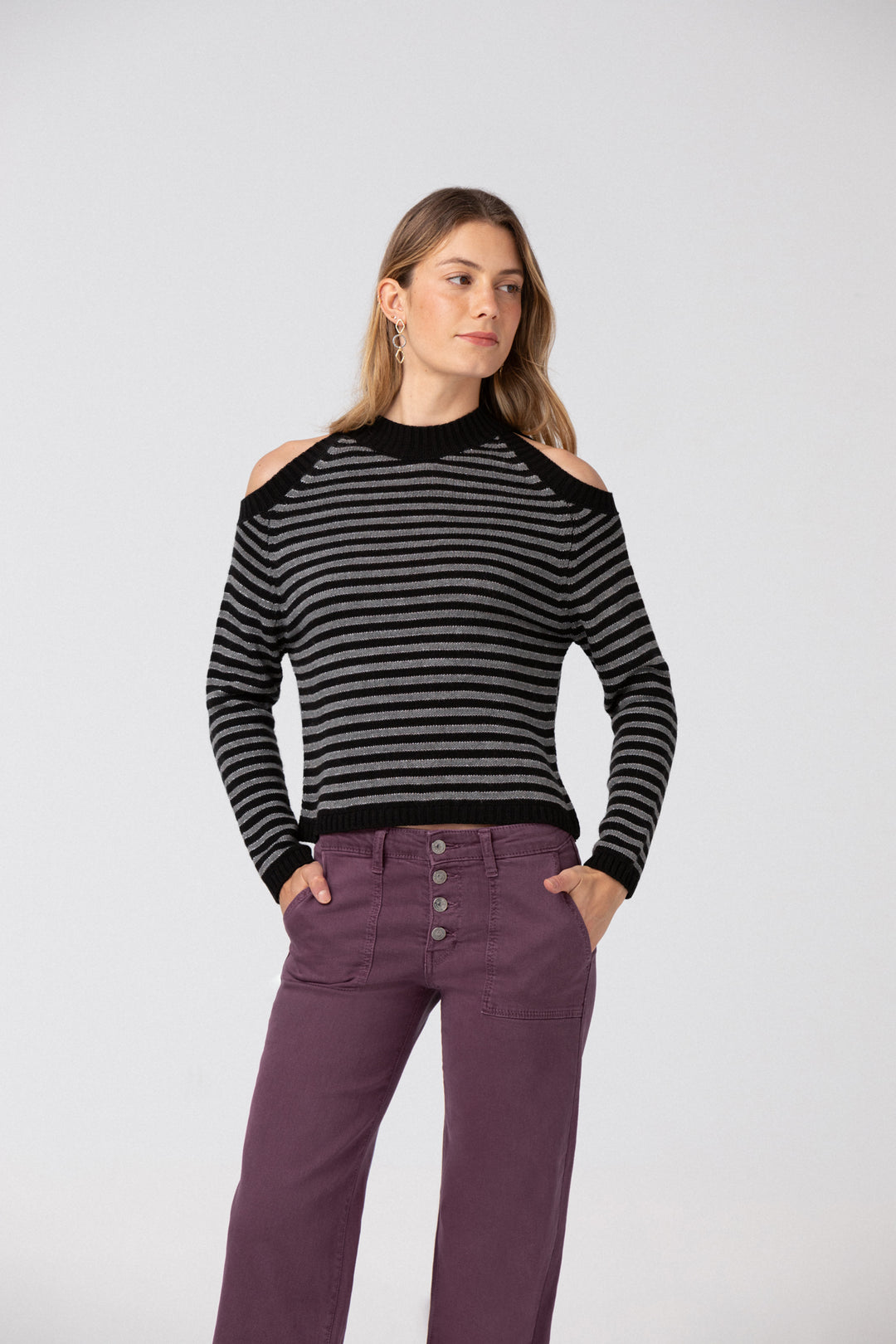 CULOTTE JEANS WITH BUTTONS