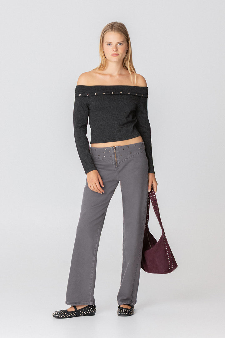 JEANS CULOTTE CANESU TACHAS