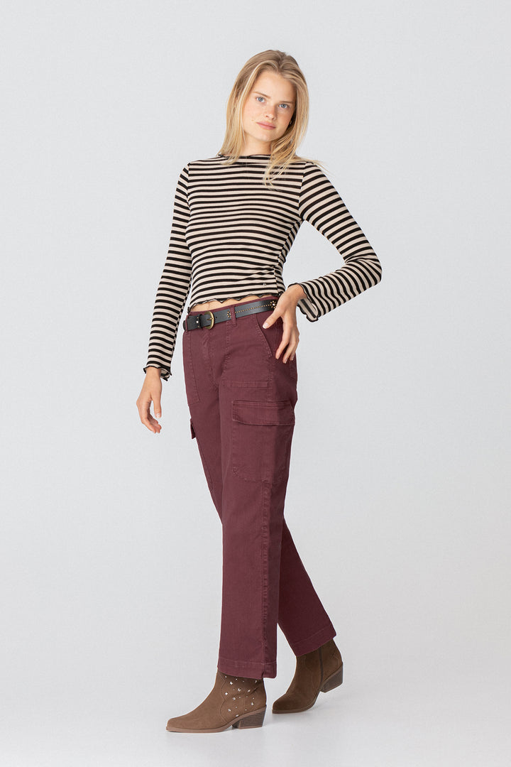 CARGO CULOTTE JEANS