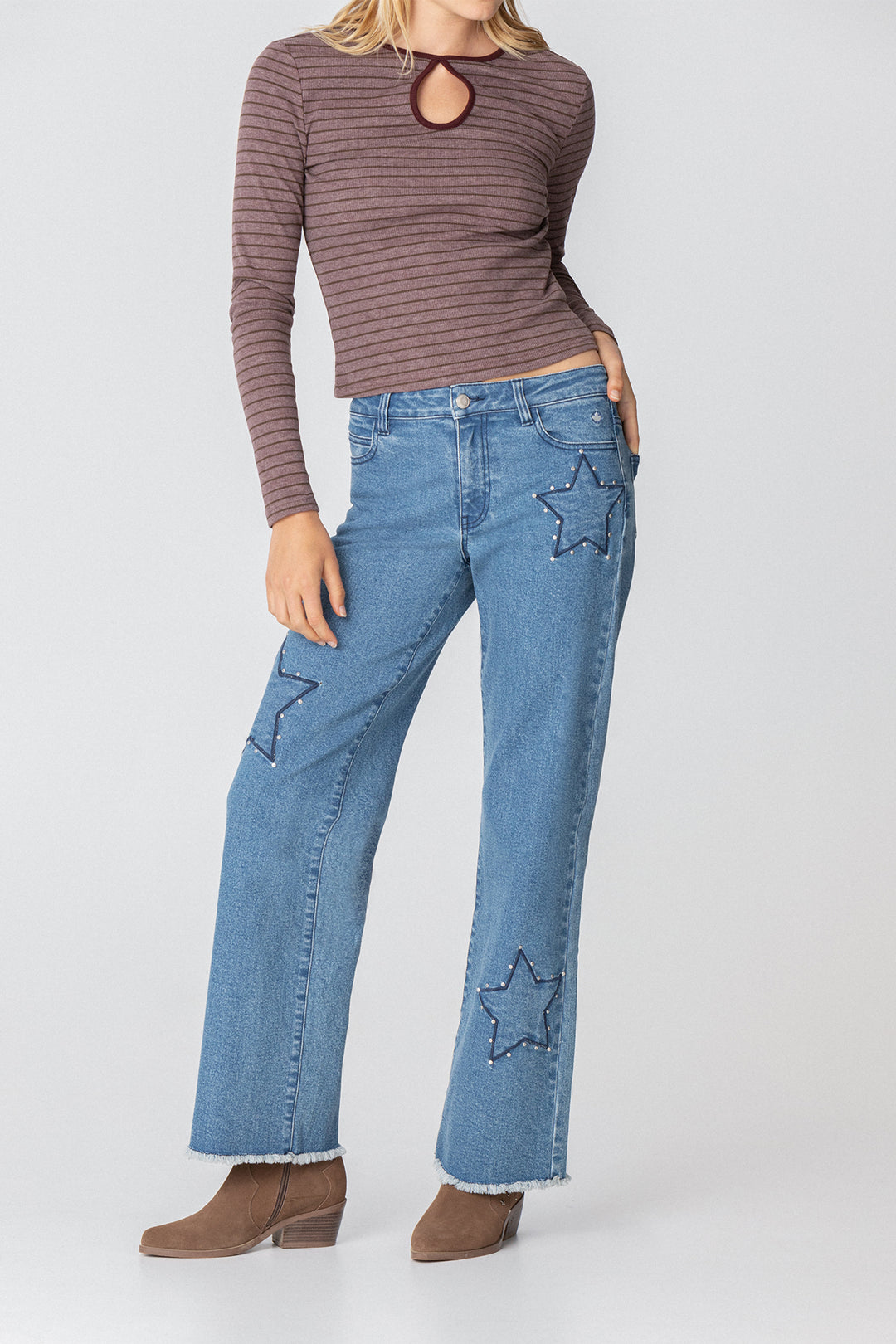 JEANS PATCHWORK ESTRELLAS